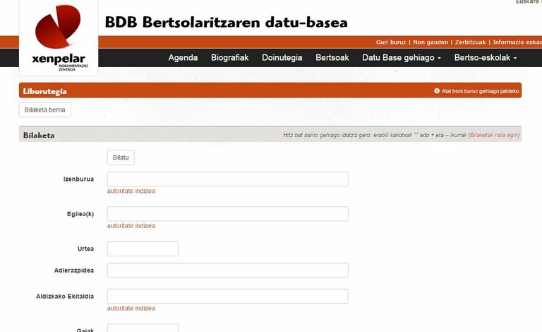Bertsolaritzaren liburutegia sarean jarri du Xenpelar Dokumentazio Zentroak 