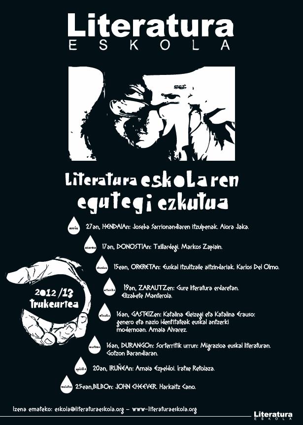Eskaintza bi literaturan murgiltzeko: Literatura Eskola 2012/2013  eta  Irakurle Eskola Feminista