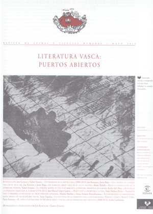 Ínsula aldizkari ospetsuak gaur egungo euskal literaturaren monografikoa jaso du: "Literatura vasca: Puertos Abiertos"