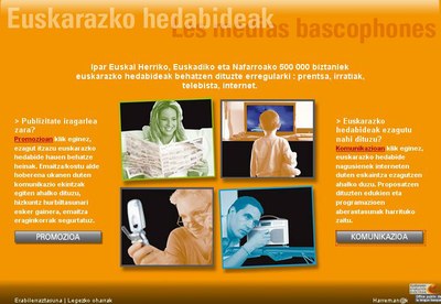 Iparraldeko euskarazko hedabideak biltzen dituen ataria