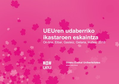 Komunikazioa, informatika, hezkuntza, agroekologia, pedagogia, feminismoa... aukera anitz UEUk udaberrirako prestatutako ikastaroetan