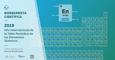 Pascual Román Polo kimikariak Taula Periodikoaren nondik norakoak azalduko ditu Bilbon