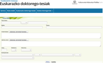 Tesiker, euskarazko doktorego-tesien gunea