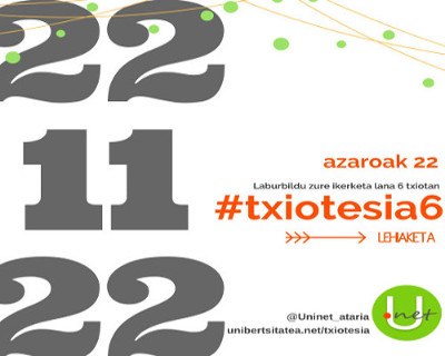 #txiotesia6: parte hartzeko argibideak