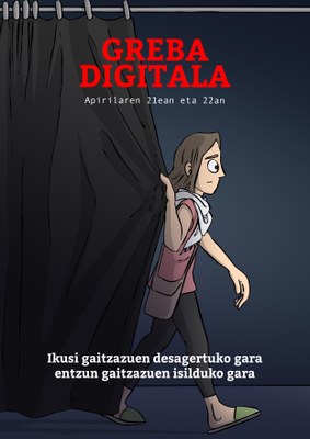 UEUk ere bat egiten du apirilaren 21 eta 22ko greba digitalarekin