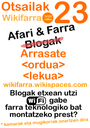 Wikifarra %100 irekia Arrasaten