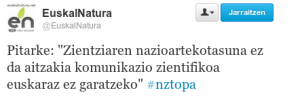 Txema Pitarke nazioartekotasuna