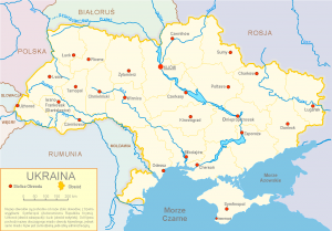 3.- Irudia: Ukrainiako mapa. Iturria: Wikipedia